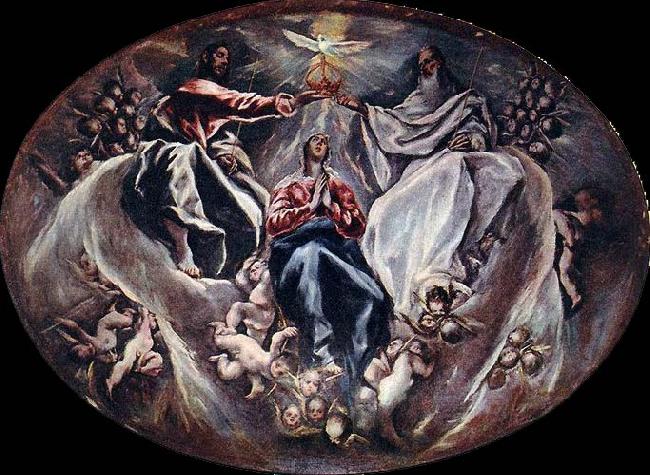 El Greco The Coronation of the Virgin Germany oil painting art